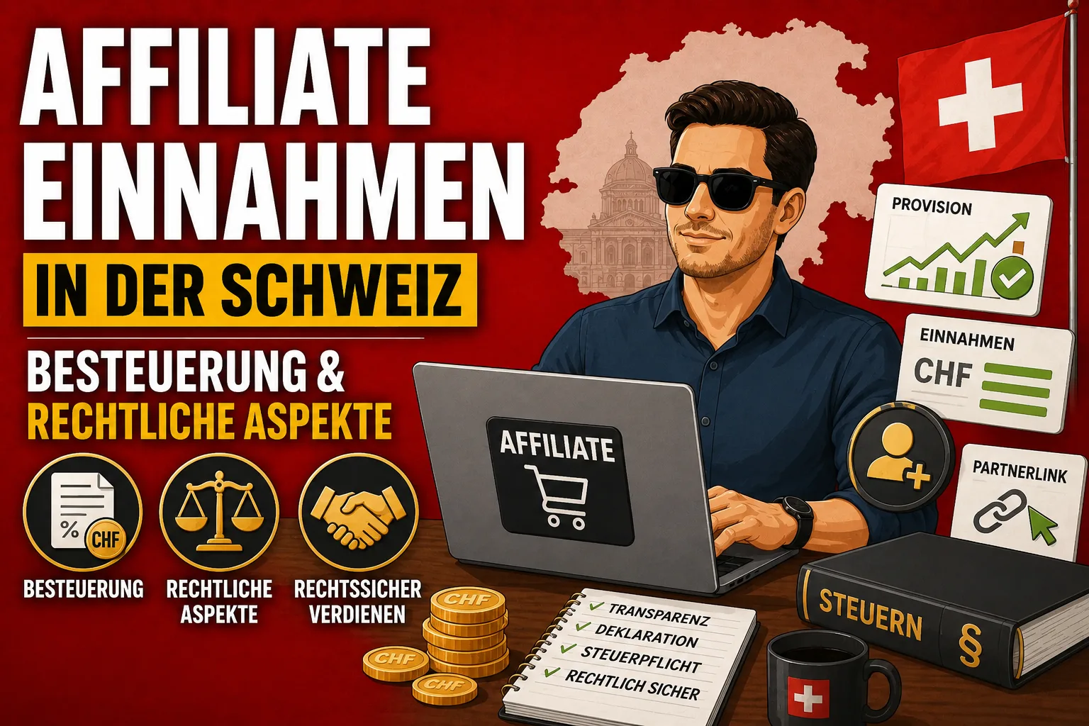 Affiliate Einnahmen in der Schweiz - Besteuerung & Rechtliche Aspekte