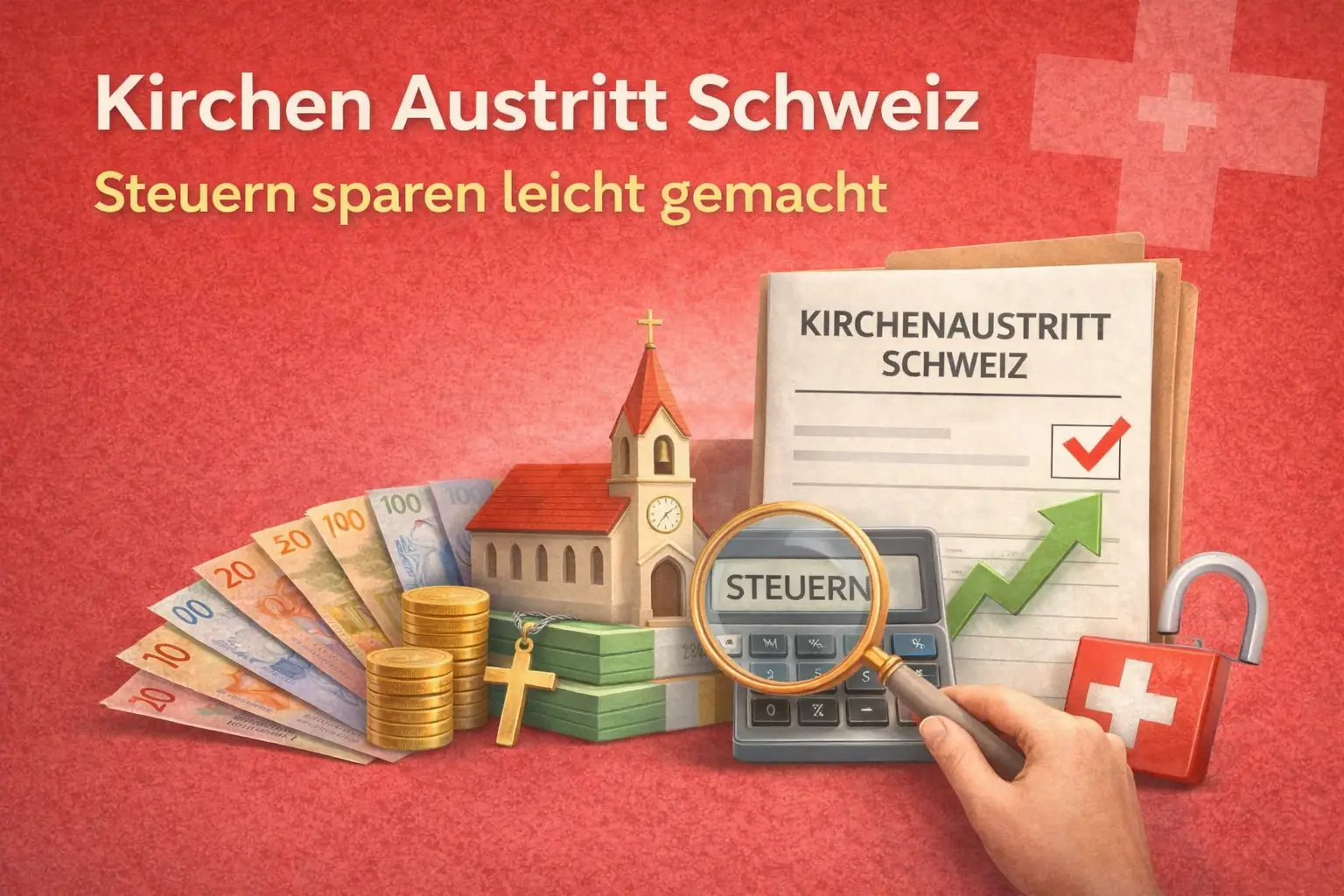Kirchen Austritt Schweiz Steuern Sparen
